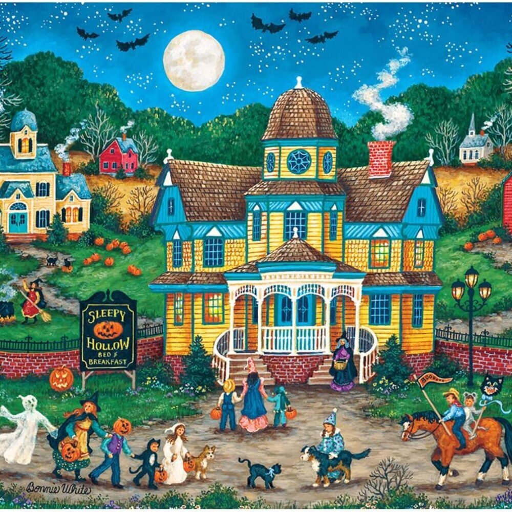 1000 Piece Halloween Jigsaw Puzzle - The Tag Along - 19.25"x26.75"